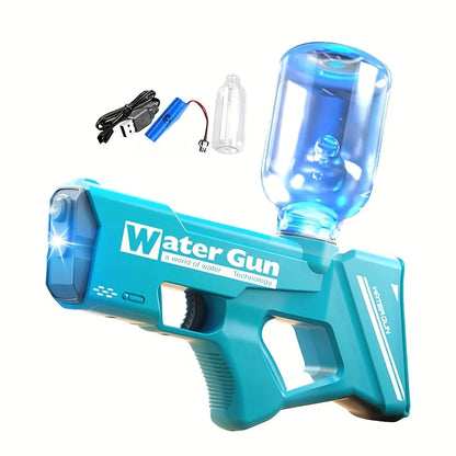 2025 New Water Gun Fully Automatic Shooting Toy High Pressure Sprinkler Summer Outdoor Beach Pool Party Toy Children Adult Gift