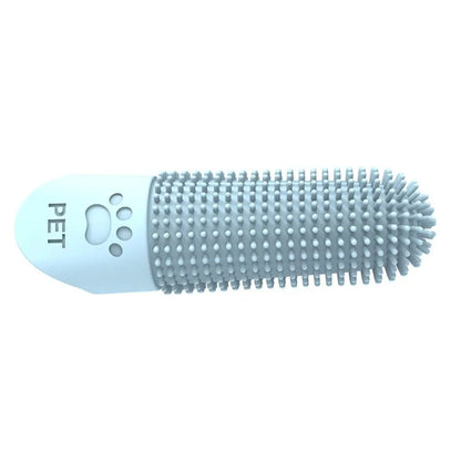 Silicone Pet Teeth Cleaning Fingertips Nontoxic 360° Cleaning Pet Toothbrushes Durable Super Soft Cats Mouth Cleaner Dental Care