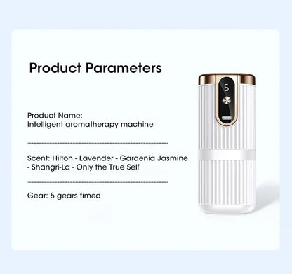 Rechargeable Mini Essential Oil Diffuser 5 Gear Aromatherapy Machine Large Mist Air Humidifier For Home Car Office Use