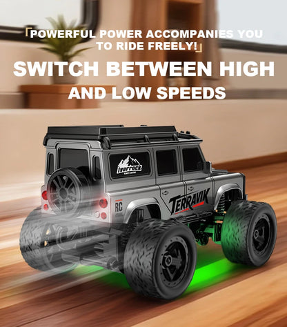 Hot Selling Mini 1:64 Remote Control Car Climbing With Trailer Off-road Vehicle Children's Toy Model Boy Birthday Gift
