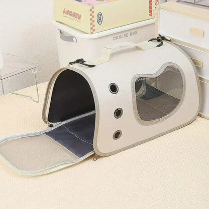 Lightweight Portable Foldable Breathable Pet Carrier Bag for Small Dogs Cats and Kittens Ideal for Outdoor Travel