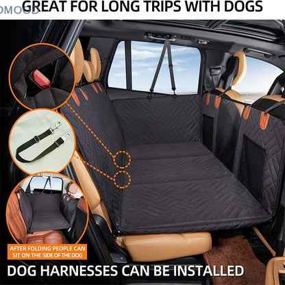 Waterproof Dog Car Seat Cover For Back Seat With Side Flap Seat Protector Car Backseat Protec Mat
