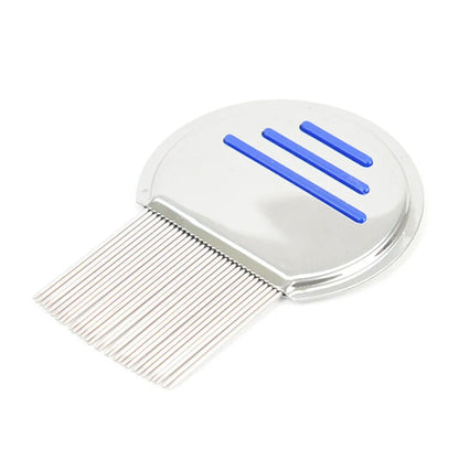 Stainless Steel Terminator Lice Comb Children Hair Removal Headdress Super Density Teeth Remove Nits Comb Dog Brushes Accessory