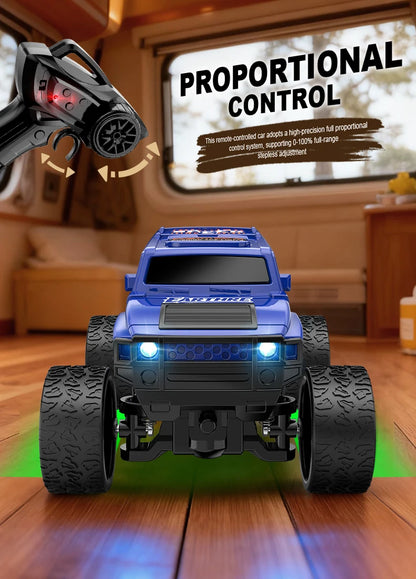 Hot Selling Mini 1:64 Remote Control Car Climbing With Trailer Off-road Vehicle Children's Toy Model Boy Birthday Gift