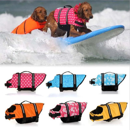 Dog Life Vest Jacket Reflective Summer Pet Clothes Puppy Swimwear Dog Life Jacket Safety Swimming Suit Dog Supplies