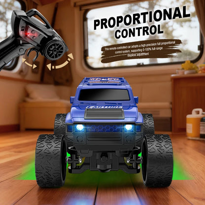 Hot Selling Mini 1:64 Remote Control Car Climbing With Trailer Off-road Vehicle Children's Toy Model Boy Birthday Gift