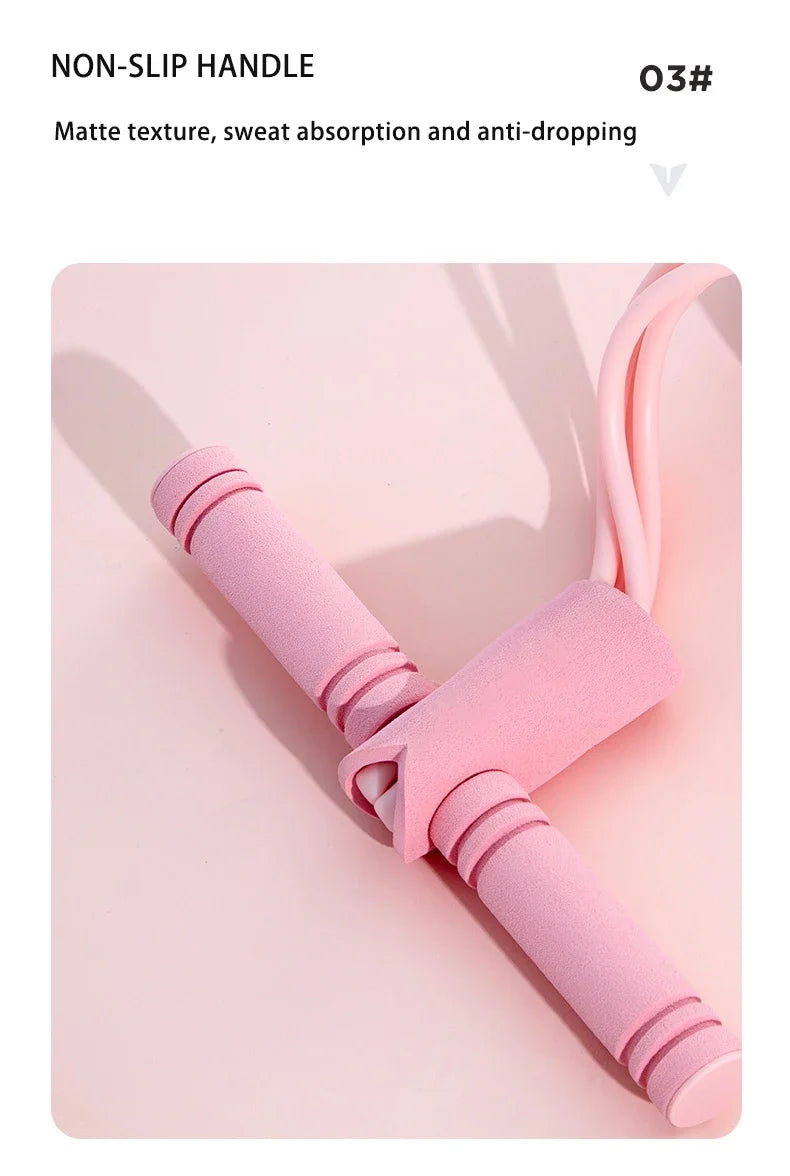 Multi-Functional Four-Tube Pedal Tensioner Yoga Elastic Band Home Fitness Equipment Abdominal Strengthening Tension Rope