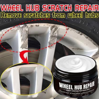 Automobile wheel rim scratch reconditioning paste, tire rim scratch paint repair paste - aluminum alloy wheel hub repair