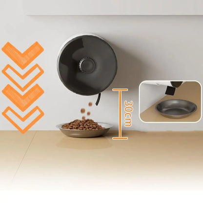 Button/WIFI Control Pet Automatic Feeder - Varixo