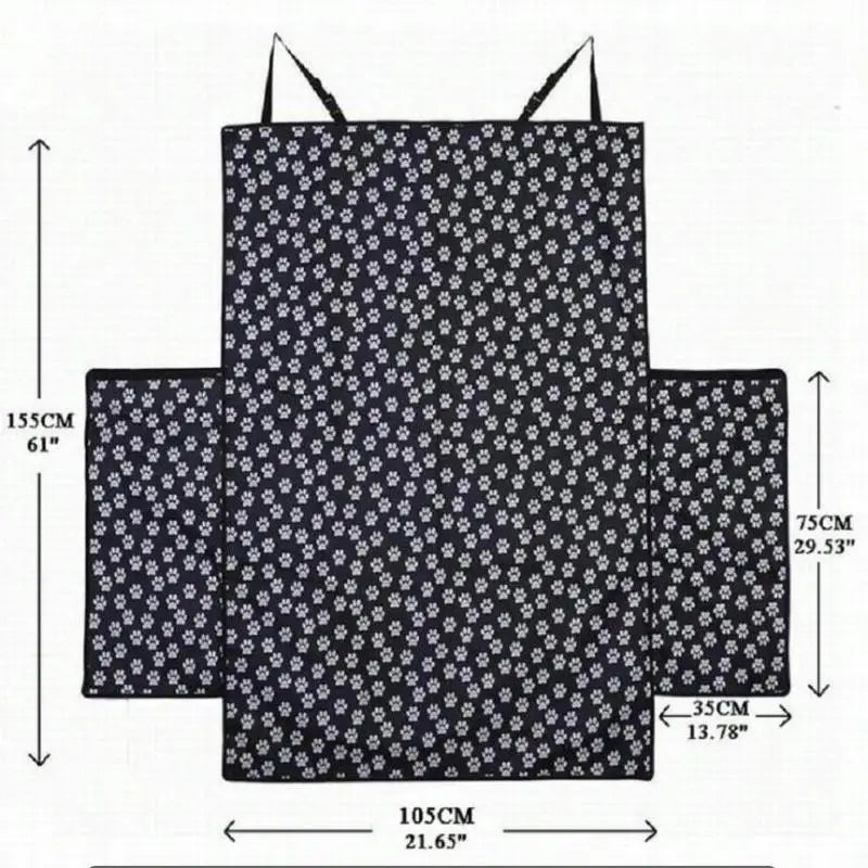 Waterproof Dog Car Seat Cover For Back Seat With Side Flap Seat Protector Car Backseat Protec Mat