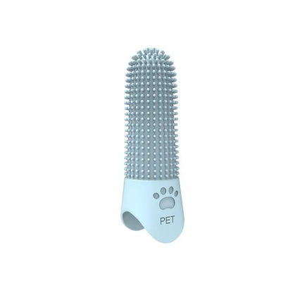 Silicone Pet Teeth Cleaning Fingertips Nontoxic 360° Cleaning Pet Toothbrushes Durable Super Soft Cats Mouth Cleaner Dental Care