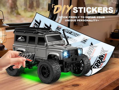 Hot Selling Mini 1:64 Remote Control Car Climbing With Trailer Off-road Vehicle Children's Toy Model Boy Birthday Gift