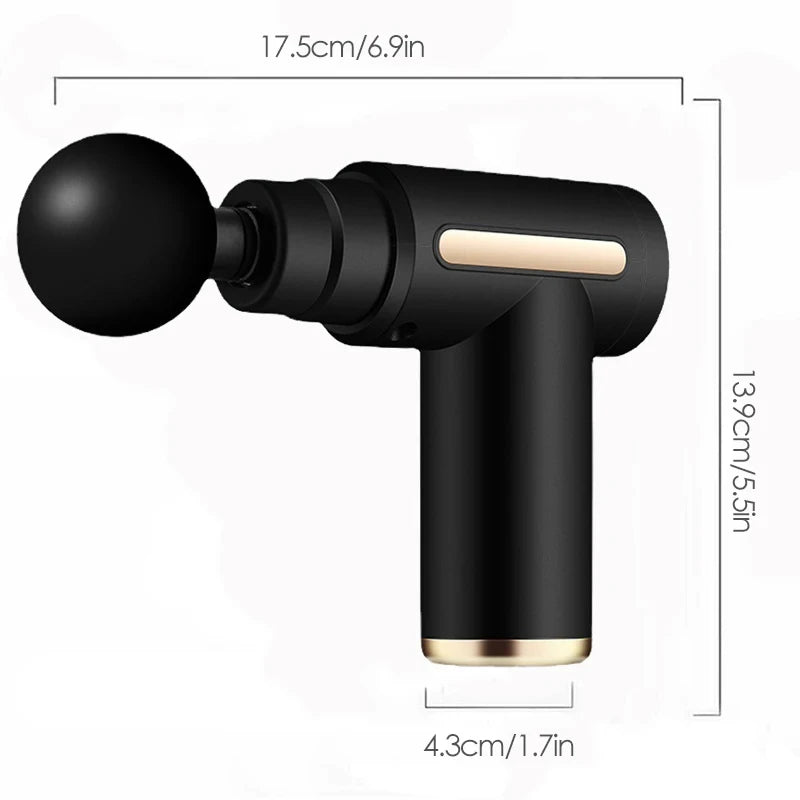 Mini Muscle Massage Gun Protable Body Massager Deep Handheld Percussion Massager For Body Back And Neck Leg Massage Equipment