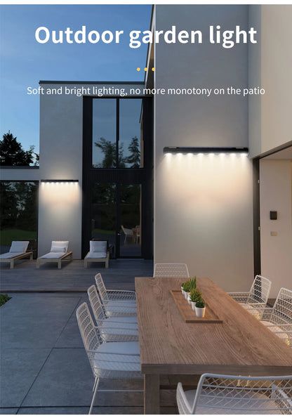 Solar Sign Light Outdoor LED Wall Lamp Address Light Dusk to Dawn Sunlight for Billboard Mailbox House Number Porch Fence Garden