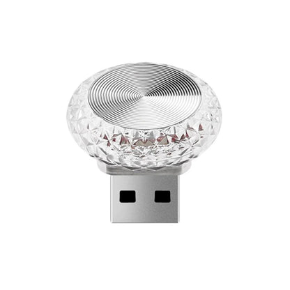 Portable Car USB Ambient Light Mini LED Decorative Atmosphere Lamps For Auto Interior Environment Light Computer Light Plug Play