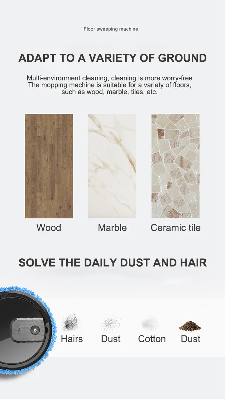 Smart Sweeping and Mop Robot Vacuum Cleaner - Varixo