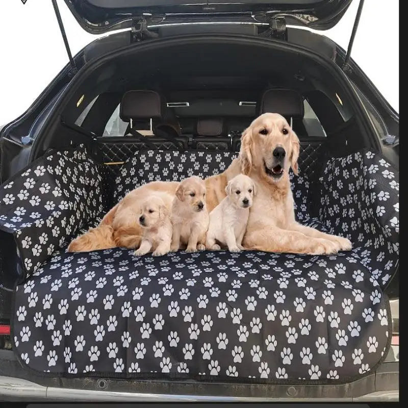 Waterproof Dog Car Seat Cover For Back Seat With Side Flap Seat Protector Car Backseat Protec Mat