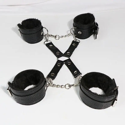 SM Handcuff Restraint Cuffs Leg Cuff Sex Toy Kits BDSM Bondage Gear Hand Leg Restraint Straps 18+ Adult Couple Sextoy Kits Shop