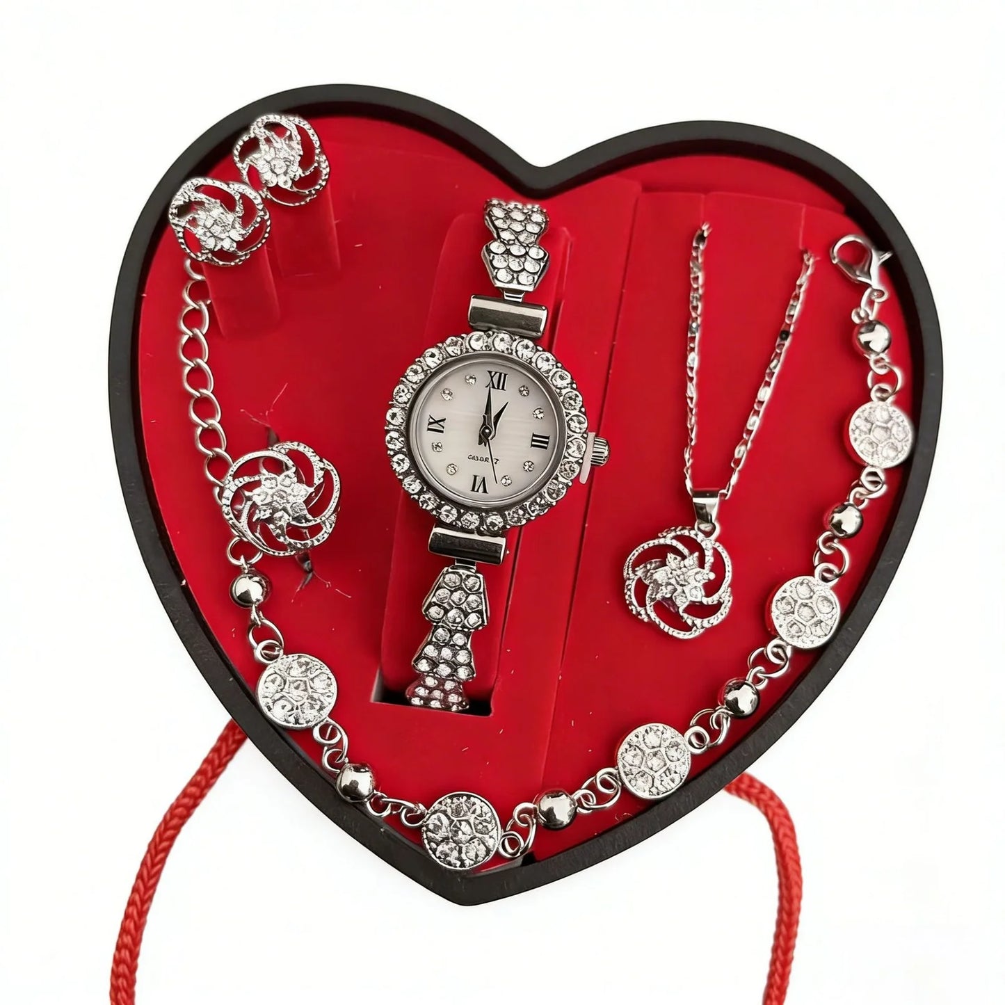 Unique Luxe Heart Shaped Jewelry Gift Set - Varixo