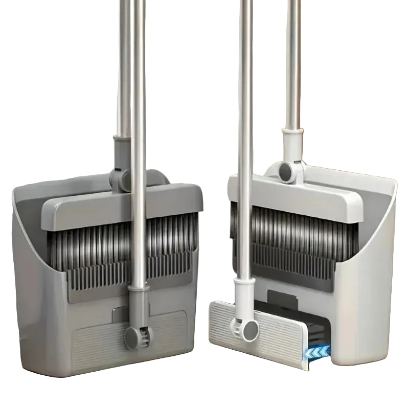 3-in-1 Folding Broom and Dustpan Set - Varixo