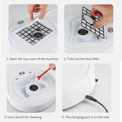 Automatic Cleaning Sweeping Machine USB Rechargeable 75 Min Runtime Sweeper Robot Smart Navigation To Avoid Objects Robot Vacuum