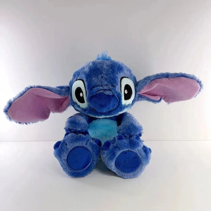2026! & hot Lilo Stitch Plush Doll Breath Child Peluche Kawaii Soothes Toy Anime Baby Music Light Sleep Toys Pink Stitch Kid Gi