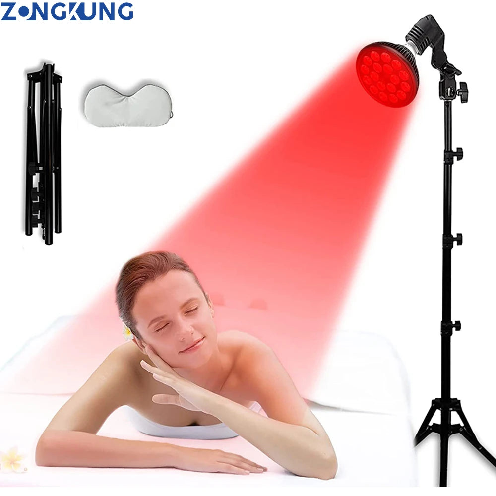 Red and Infrared Light Therapy Lamp 660nm 850nm for Physiotherapy Instrument Facial BodyTreatment Anti Aging Beauty Devices