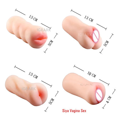 Sex Real Vagina Pussy Male Masturbator Mouth Oral Licking Anal Ass Masturbation Cup Adult Games Erotic Products Sex Toys for Men
