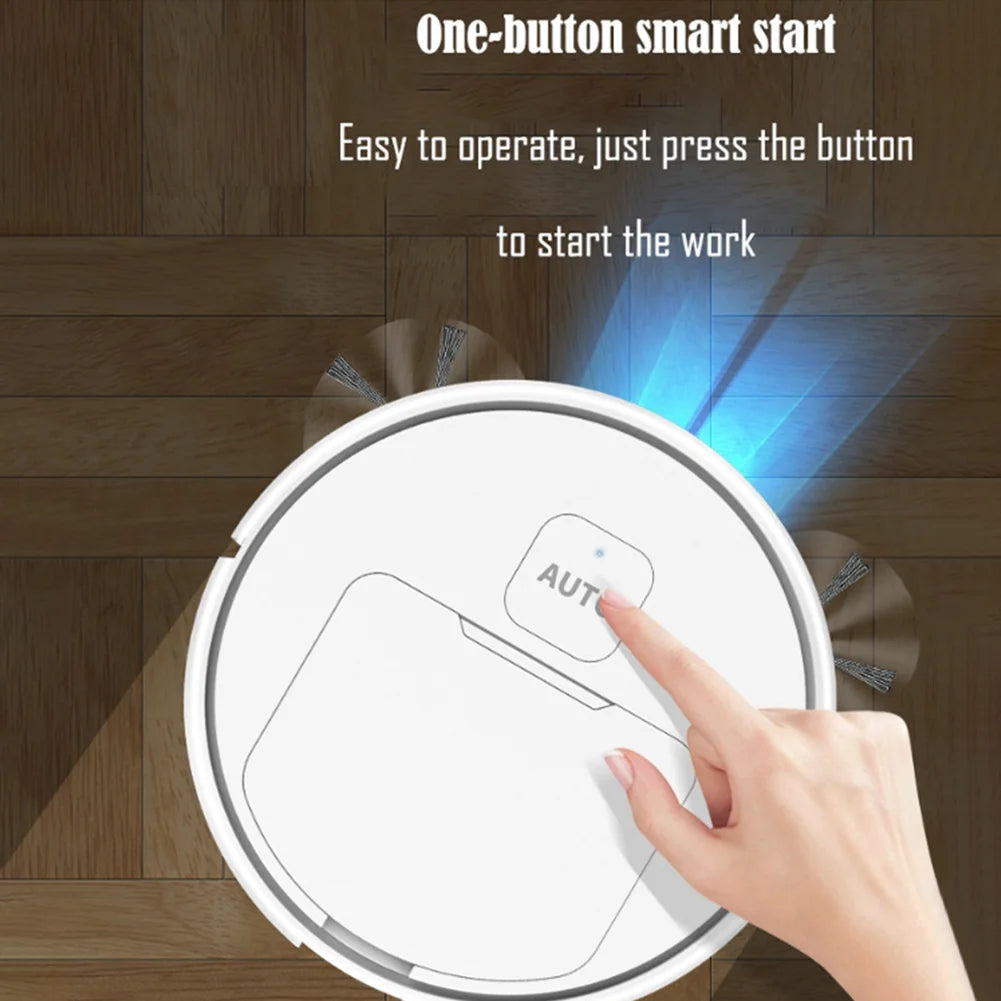 Automatic Cleaning Sweeping Machine USB Rechargeable 75 Min Runtime Sweeper Robot Smart Navigation To Avoid Objects Robot Vacuum