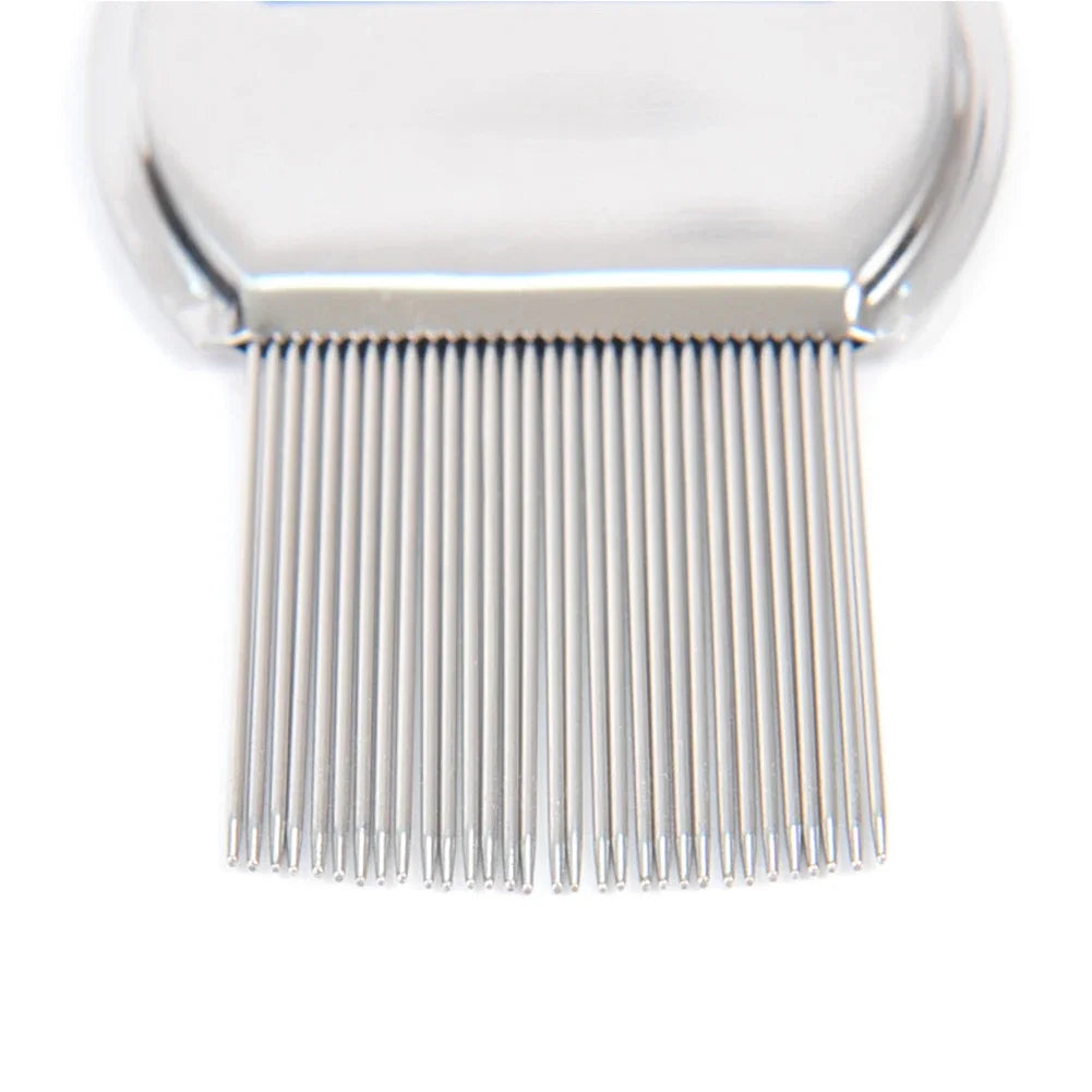 Stainless Steel Terminator Lice Comb Children Hair Removal Headdress Super Density Teeth Remove Nits Comb Dog Brushes Accessory
