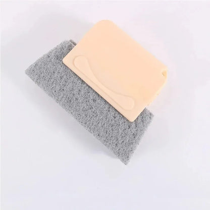 1pc 2 In 1 Groove Cleaning Tool Window Frame Door Groove Cleaning Brush Sliding Door Track Cleaning Tools Hand-held Crevice Clea