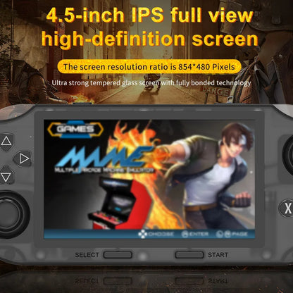 4.5-Inch IPS HD Screen Handheld Wireless Game Console SF3000HD With 1.2G Dual-Core Processor Large Battery Handheld Game Players