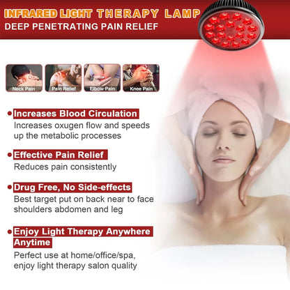 Red and Infrared Light Therapy Lamp 660nm 850nm for Physiotherapy Instrument Facial BodyTreatment Anti Aging Beauty Devices