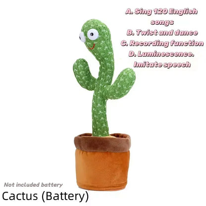 New Interactive Dancing Cactus Toys For Kids Baby Toddler Boys And Girls Fun Singing Mimic Recording Repeating Cactus Baby Gifts