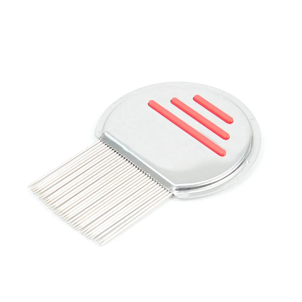 Stainless Steel Terminator Lice Comb Children Hair Removal Headdress Super Density Teeth Remove Nits Comb Dog Brushes Accessory