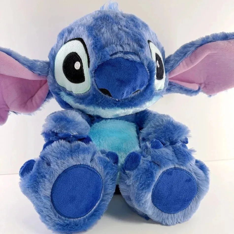 2026! & hot Lilo Stitch Plush Doll Breath Child Peluche Kawaii Soothes Toy Anime Baby Music Light Sleep Toys Pink Stitch Kid Gi