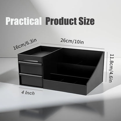 Men's Cologne Organizer Holder for Dresser Perfume Stand Bathroom Countertop with Drawers Clear Organizer for Scented Oils