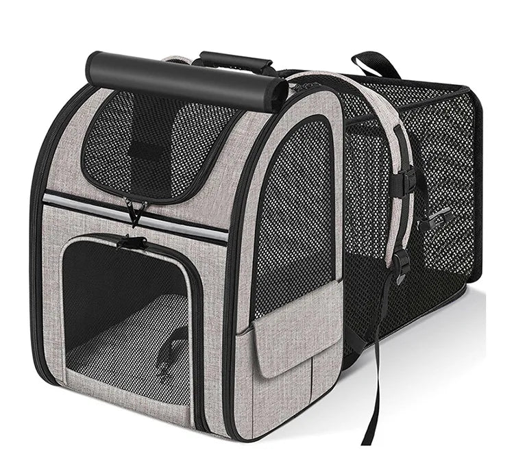 Cat Bag for Outdoor Use Portable and Expandable Pet Travel Bag Small Dog Cat Travel Backpack Pet Accessories