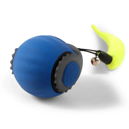 Interactive Cat Toy Chirping Flapping Sparrow Dog Toys Rechargeable Touch Squeak Bird-Shaped Plush Toy with Catnip Pet Supply
