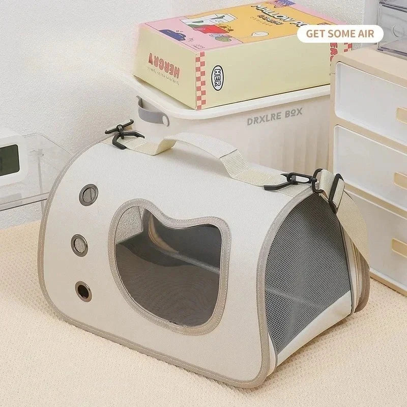 Lightweight Portable Foldable Breathable Pet Carrier Bag for Small Dogs Cats and Kittens Ideal for Outdoor Travel