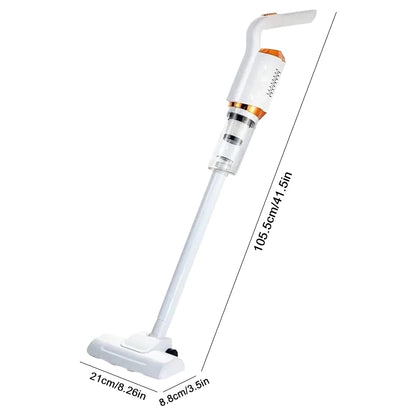 Large Suction Vacuum Cleaner Handheld Wireless Vacuum Cleaner USB Rechargeable 2000mAh Mopping Machine 120W for Home and Car Use