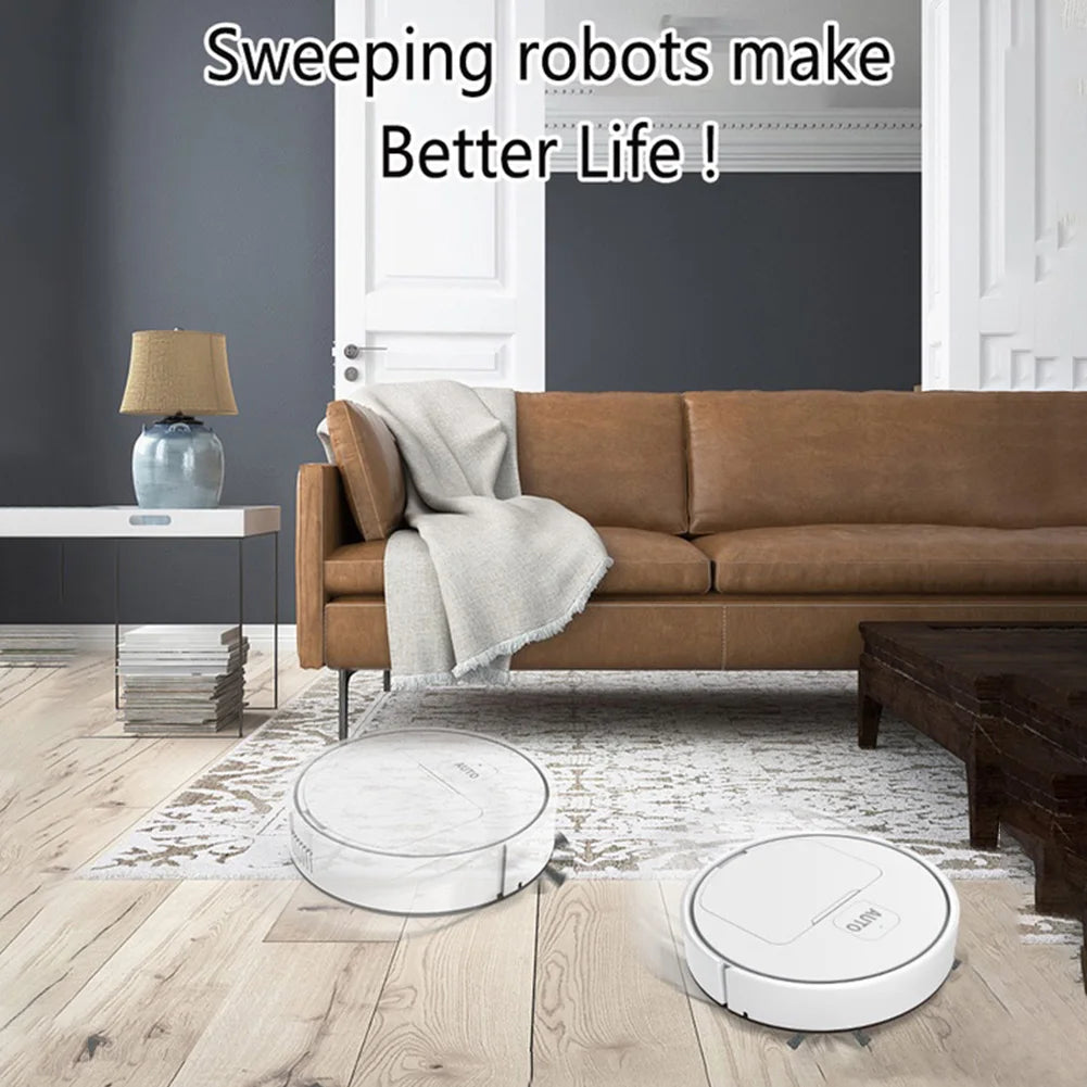 Automatic Cleaning Sweeping Machine USB Rechargeable 75 Min Runtime Sweeper Robot Smart Navigation To Avoid Objects Robot Vacuum