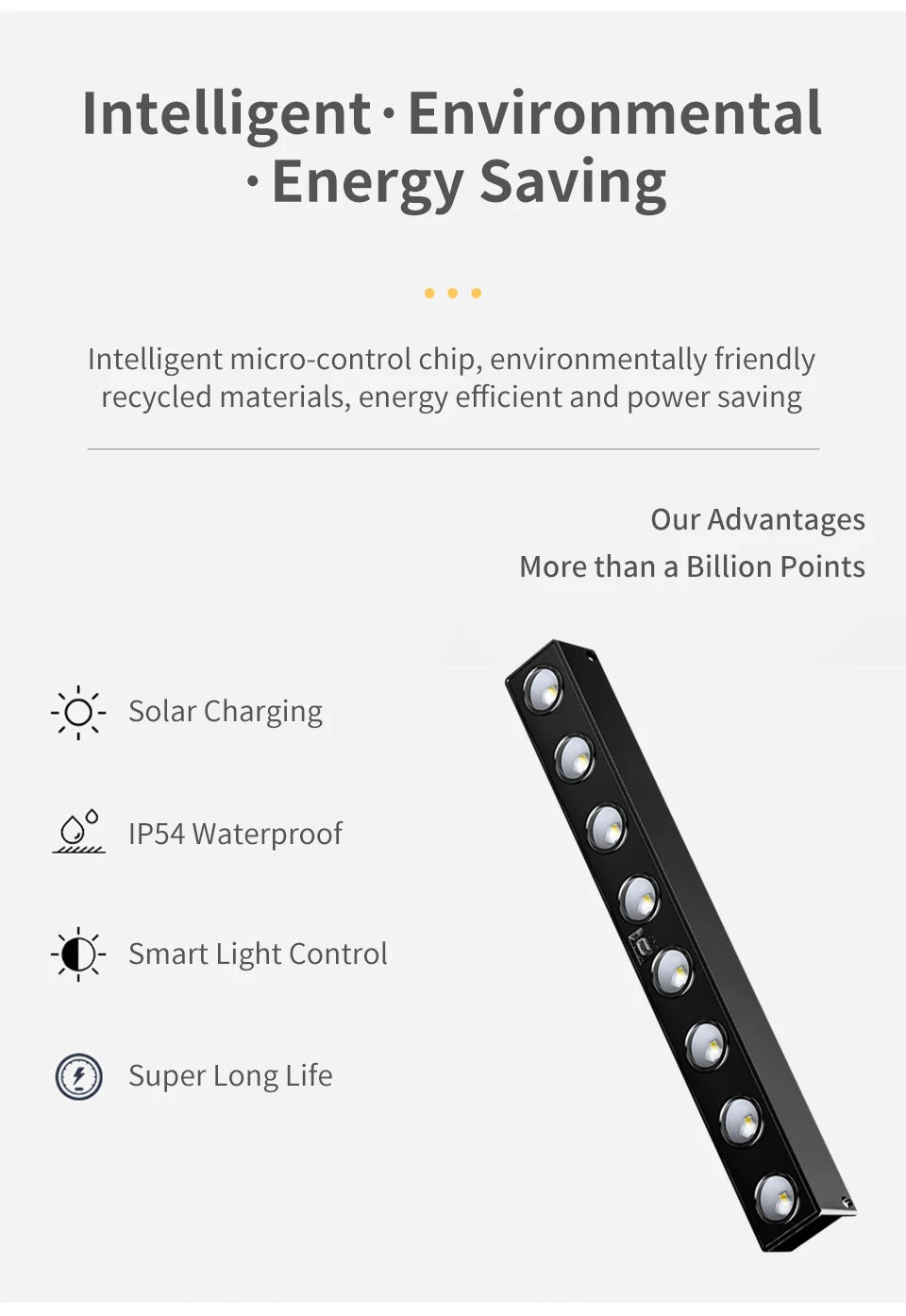 Solar Sign Light Outdoor LED Wall Lamp Address Light Dusk to Dawn Sunlight for Billboard Mailbox House Number Porch Fence Garden