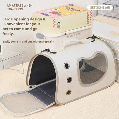Lightweight Portable Foldable Breathable Pet Carrier Bag for Small Dogs Cats and Kittens Ideal for Outdoor Travel