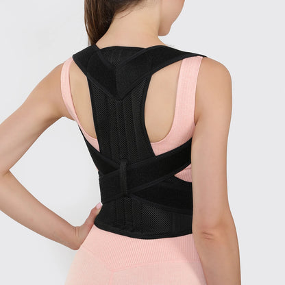 VBOSi Women Men Adjustable Sporty Back Brace Waist Support Posture Corrector