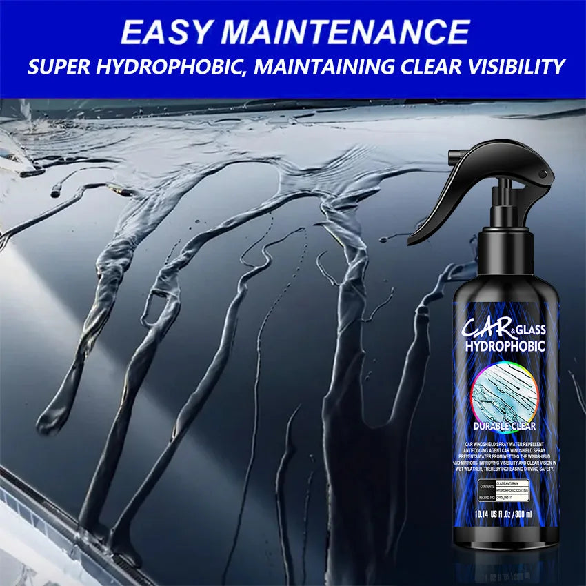 Auto Water Repellent Spray Anti Rain Coating For Cars Glass Hydrophobic Anti-rain Car Liquid Windshield Mirror Water Repellent