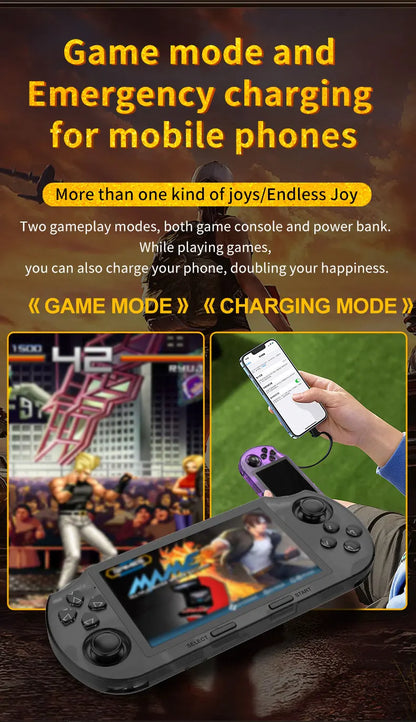 4.5-Inch IPS HD Screen Handheld Wireless Game Console SF3000HD With 1.2G Dual-Core Processor Large Battery Handheld Game Players