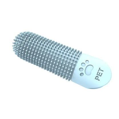 Silicone Pet Teeth Cleaning Fingertips Nontoxic 360° Cleaning Pet Toothbrushes Durable Super Soft Cats Mouth Cleaner Dental Care