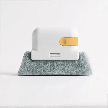 1pc 2 In 1 Groove Cleaning Tool Window Frame Door Groove Cleaning Brush Sliding Door Track Cleaning Tools Hand-held Crevice Clea
