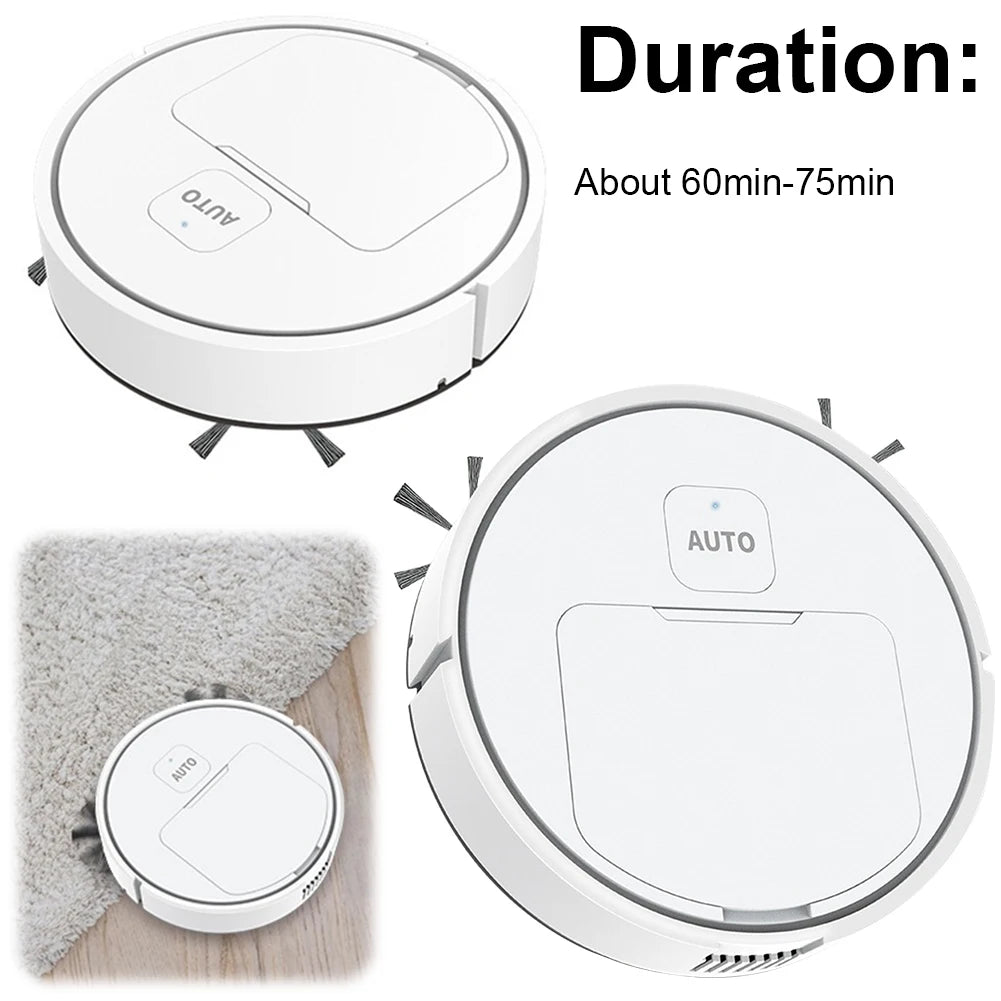 Automatic Cleaning Sweeping Machine USB Rechargeable 75 Min Runtime Sweeper Robot Smart Navigation To Avoid Objects Robot Vacuum